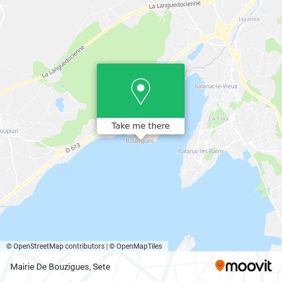 Mapa Mairie De Bouzigues