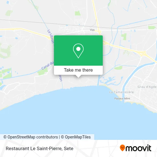 Restaurant Le Saint-Pierre map