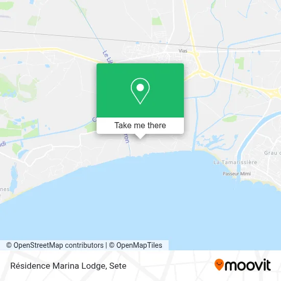 Résidence Marina Lodge map