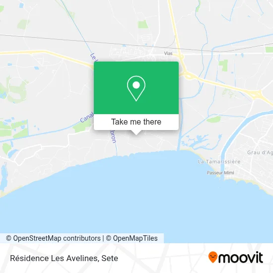 Résidence Les Avelines map