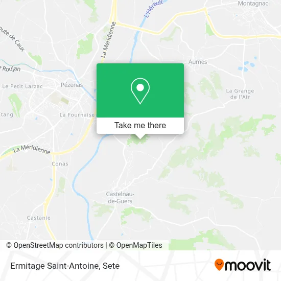 Ermitage Saint-Antoine map