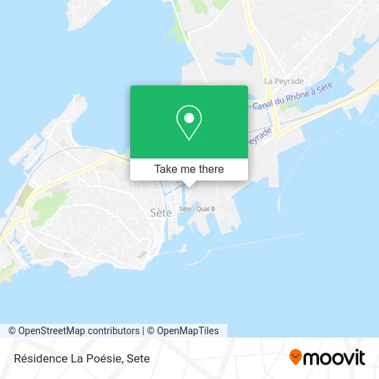 Résidence La Poésie map