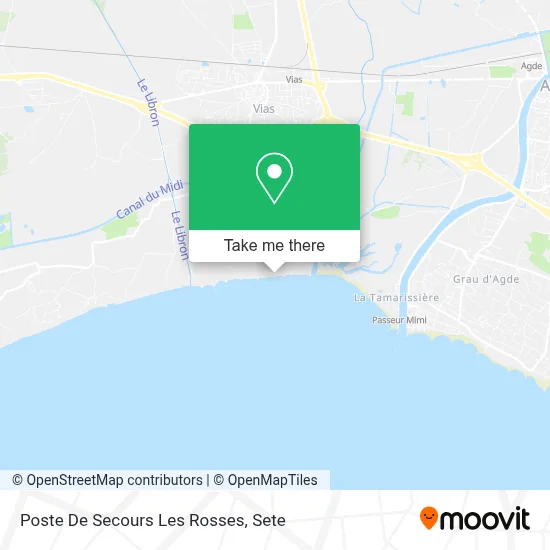 Poste De Secours Les Rosses map
