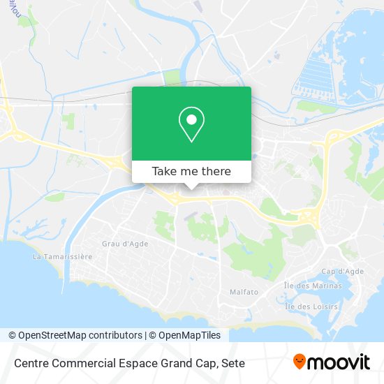 Centre Commercial Espace Grand Cap map