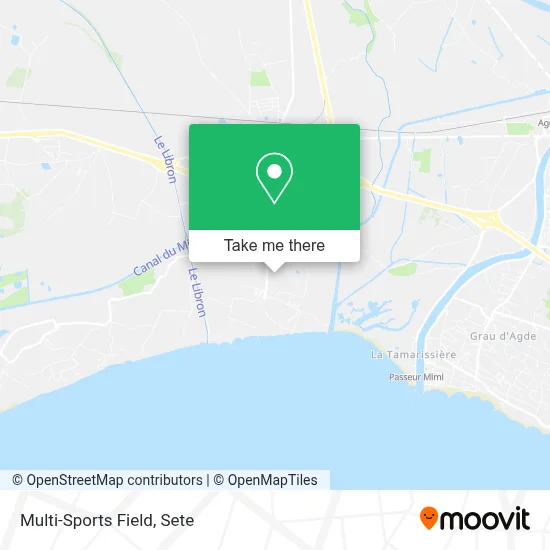 Mapa Terrain Multisports