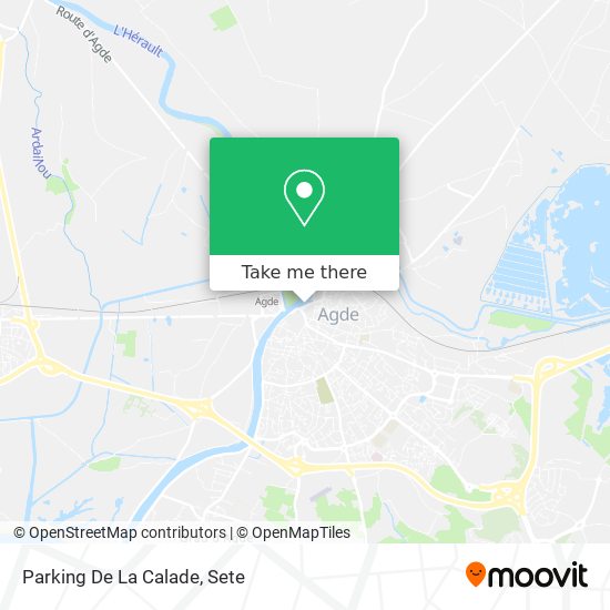 Parking De La Calade map