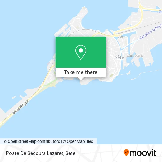 Poste De Secours Lazaret map