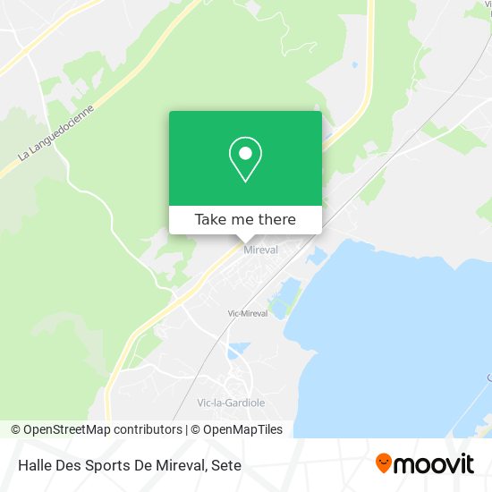 Halle Des Sports De Mireval map