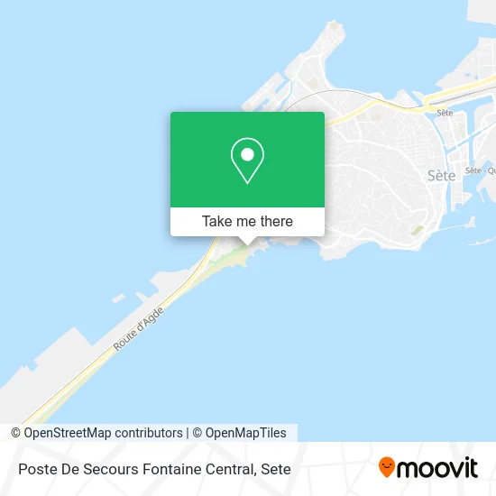 Poste De Secours Fontaine Central map