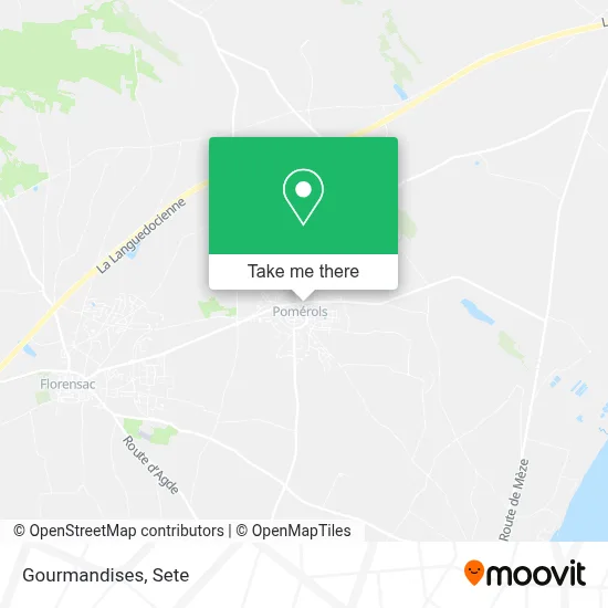 Gourmandises map