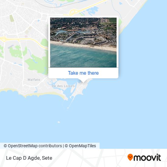 Le Cap D Agde map