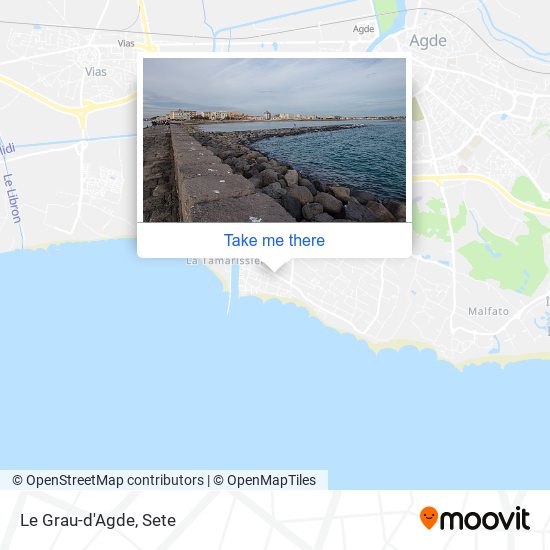 Le Grau-d'Agde map