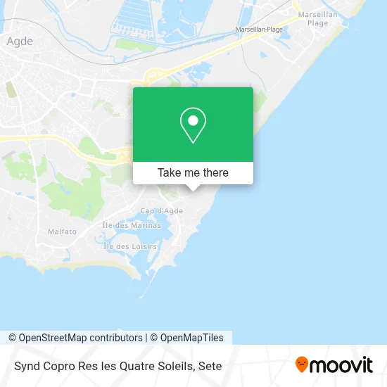 Synd Copro Res les Quatre Soleils map