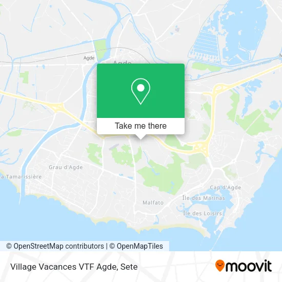 Village Vacances VTF Agde map
