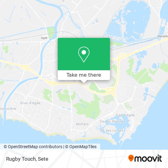 Rugby Touch map