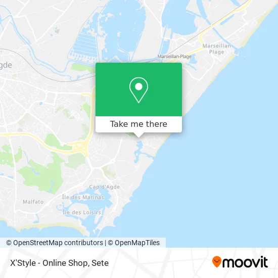 X'Style - Online Shop map