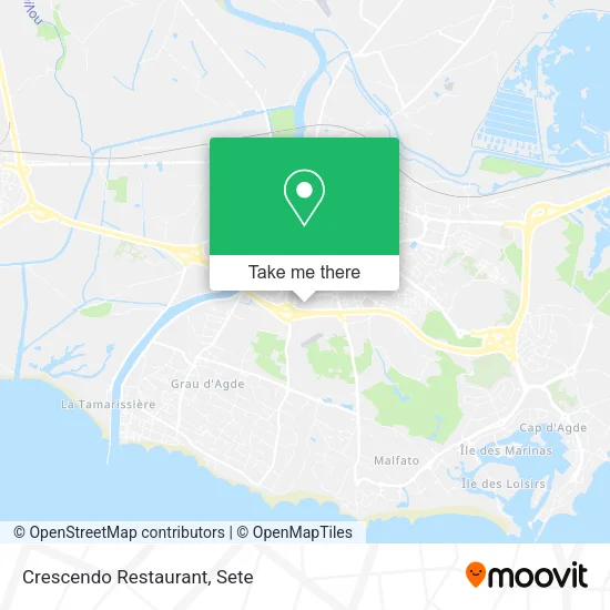 Crescendo Restaurant map