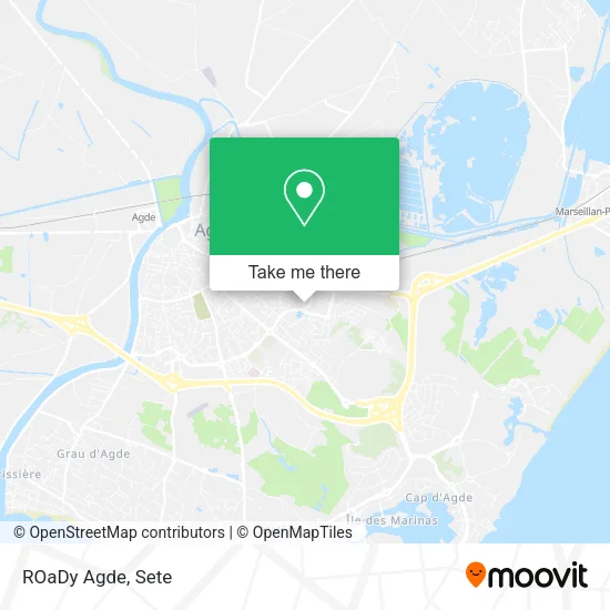 ROaDy Agde map