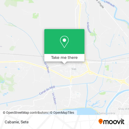Cabanie map