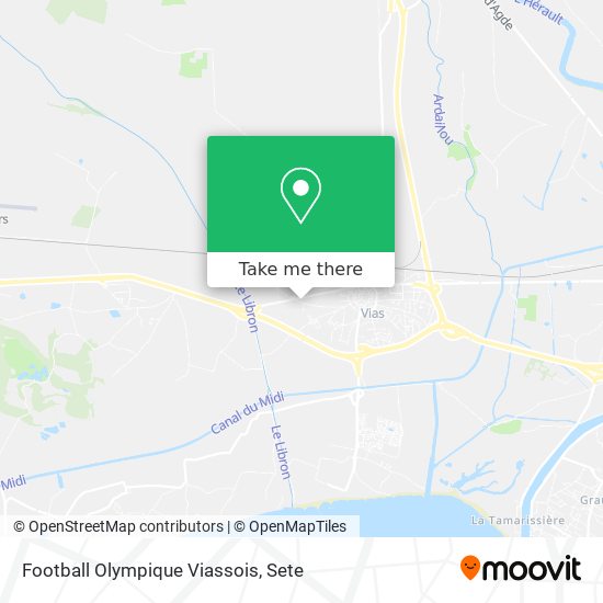 Mapa Football Olympique Viassois