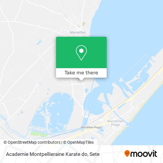 Academie Montpellieraine Karate do map