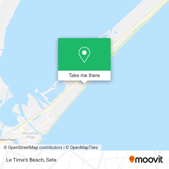 Le Time's Beach map