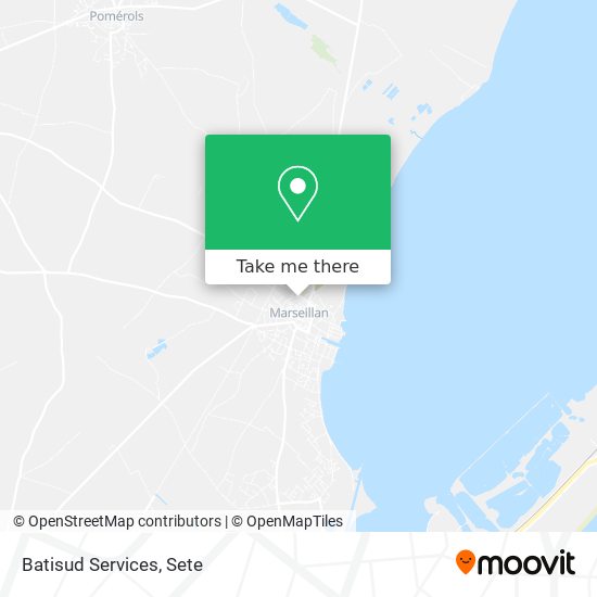 Batisud Services map