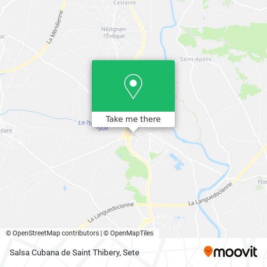 Mapa Salsa Cubana de Saint Thibery