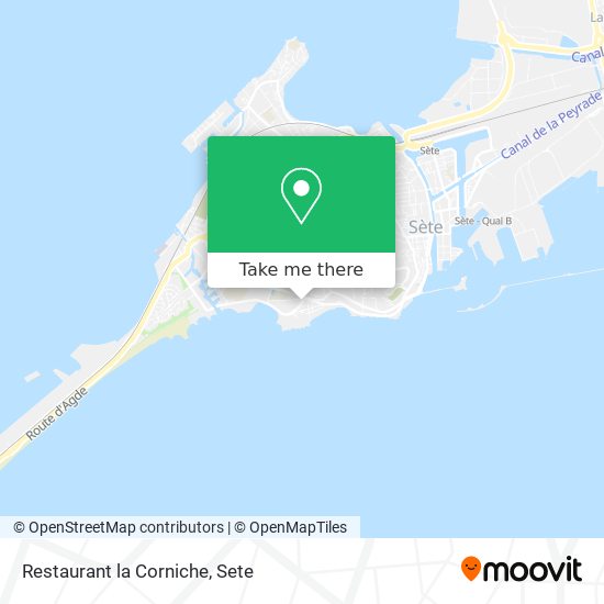 Restaurant la Corniche map