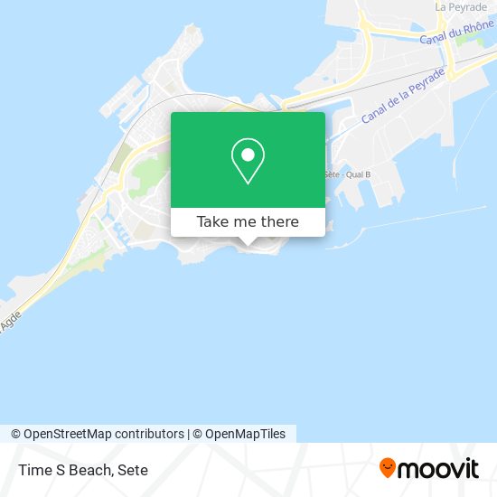 Time S Beach map