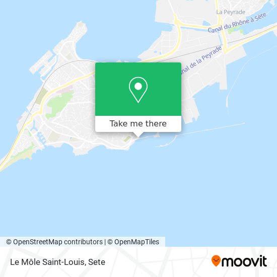 Mapa Le Môle Saint-Louis