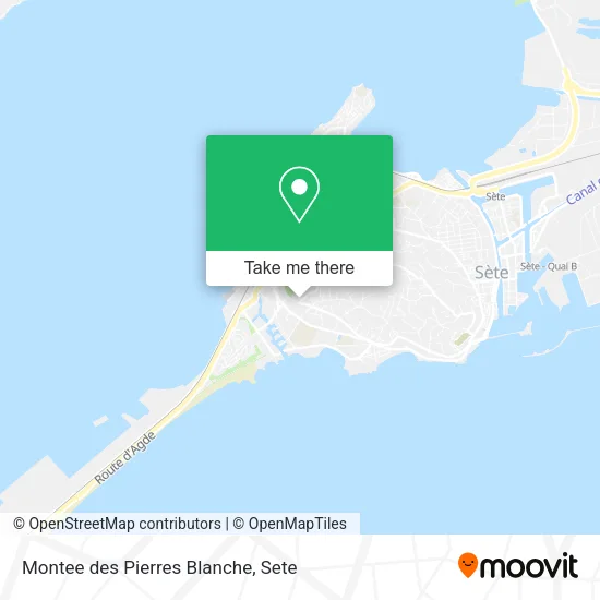 Montee des Pierres Blanche map