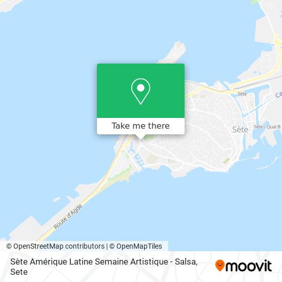 Sète Amérique Latine Semaine Artistique - Salsa map