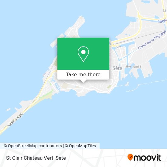 St Clair Chateau Vert map