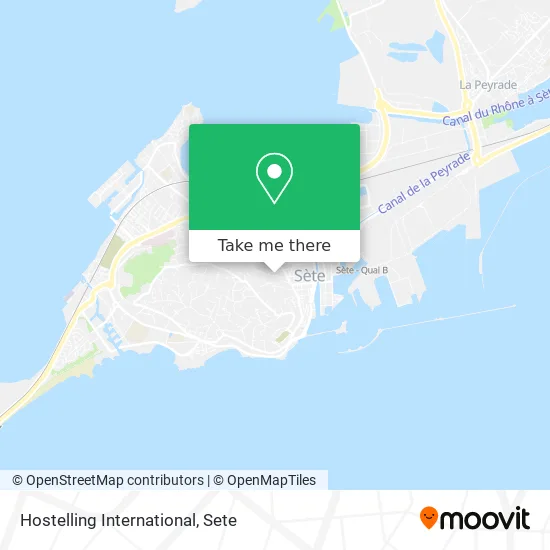 Hostelling International map