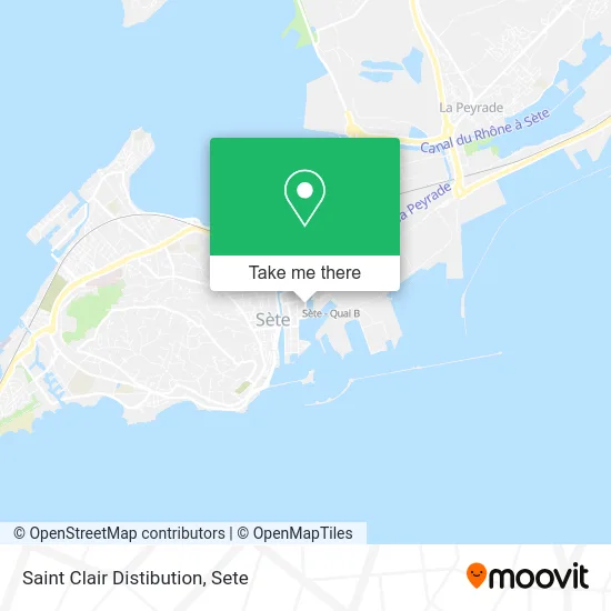 Saint Clair Distibution map