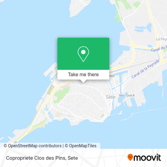 Copropriete Clos des Pins map