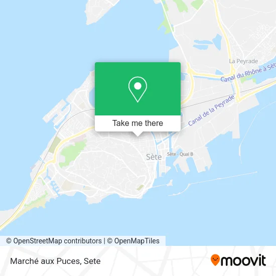 Marché aux Puces map