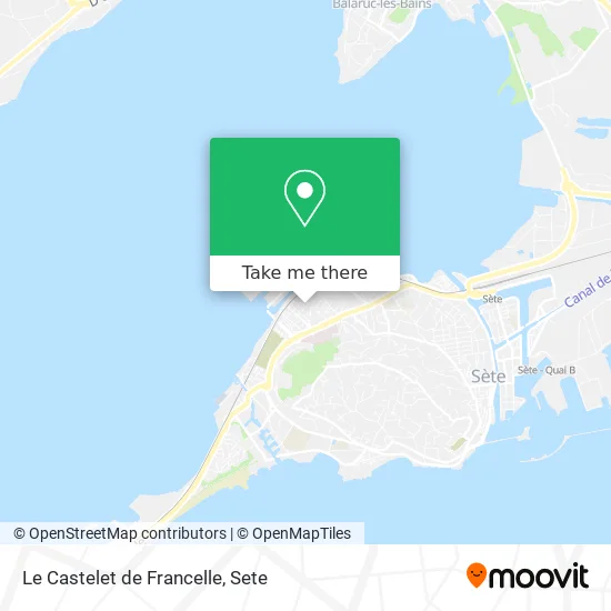 Le Castelet de Francelle map
