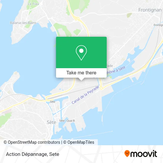 Action Dépannage map