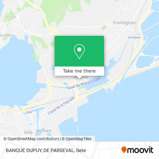 Mapa BANQUE DUPUY, DE PARSEVAL