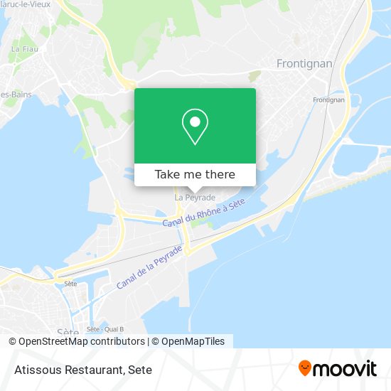 Atissous Restaurant map