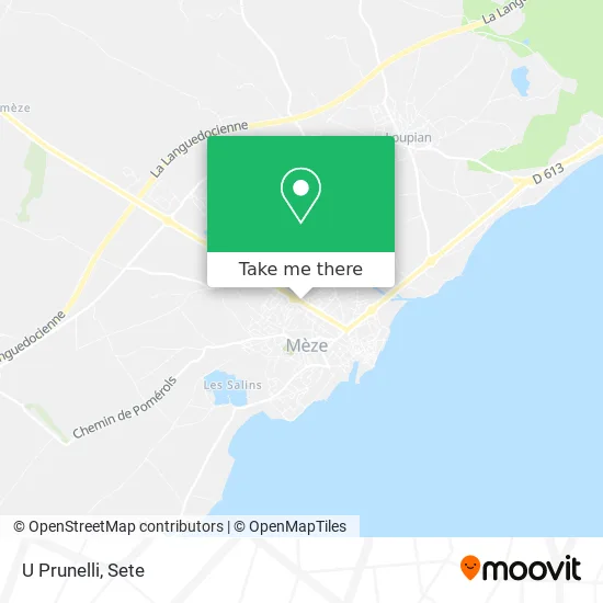 U Prunelli map