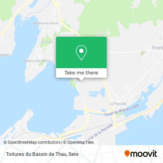Toitures du Bassin de Thau map