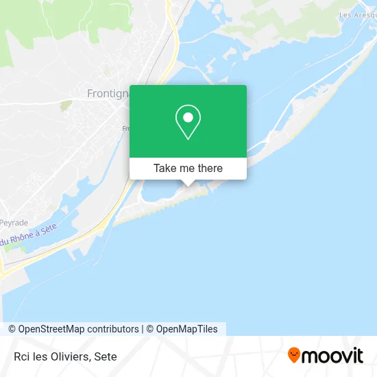 Rci les Oliviers map