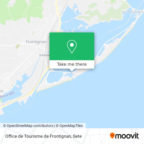 Office de Tourisme de Frontignan map