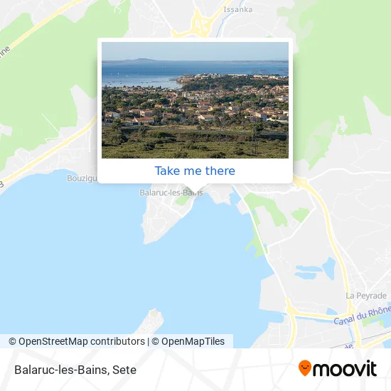 Balaruc-les-Bains map