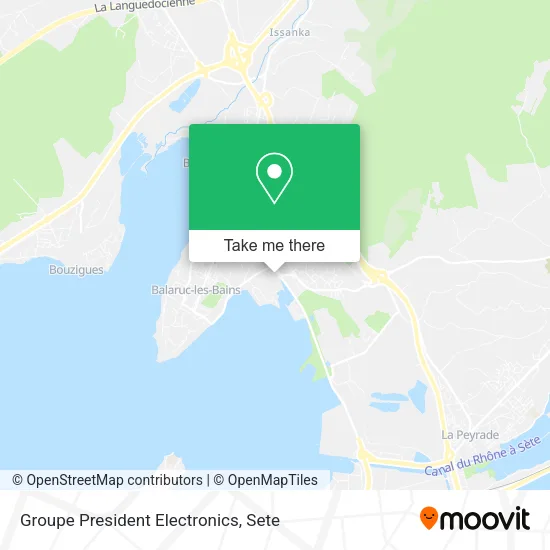 Groupe President Electronics map