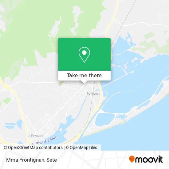 Mma Frontignan map
