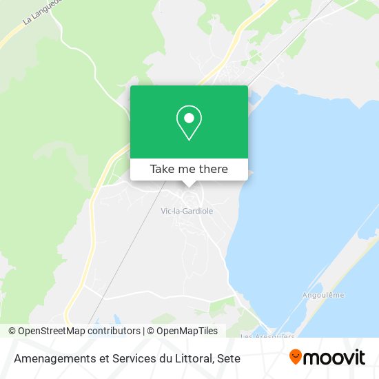 Amenagements et Services du Littoral map